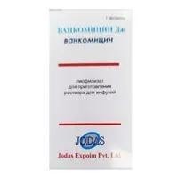 Ванкомицин Дж, лиофилизат для приготовления раствора для инфузий 1000 мг 1 шт